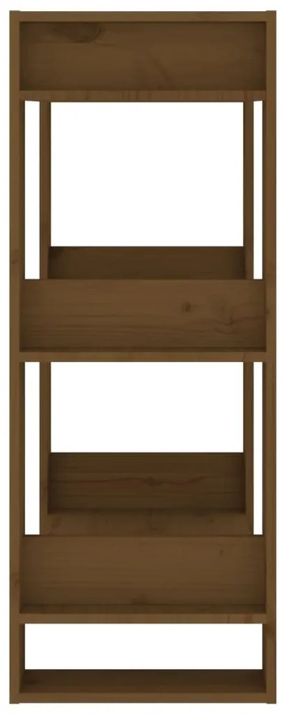 Libreria/Divisorio Miele 60x35x91 cm in Legno Massello