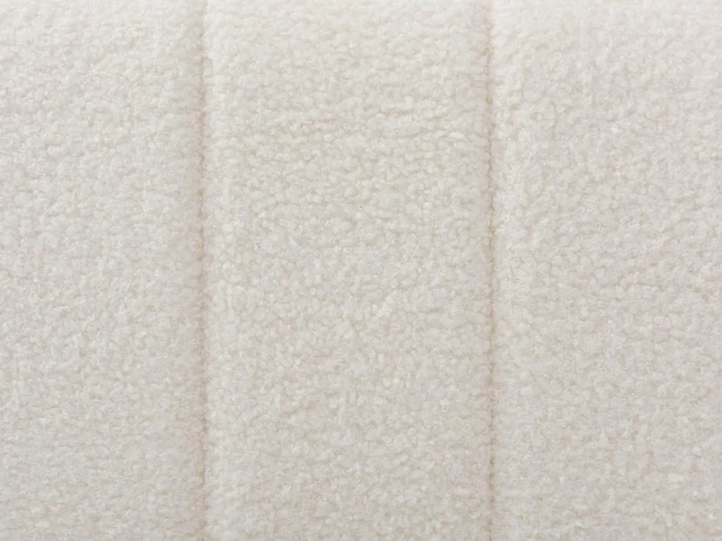 Divanetto per animali in tessuto bouclette Bianco crema L. 98 x P. 62 x H. 33 cm - PARUIMA