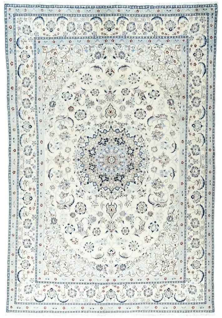 Nain Tappeto persiano 290x200 Beige (Iran) Annodato A Mano