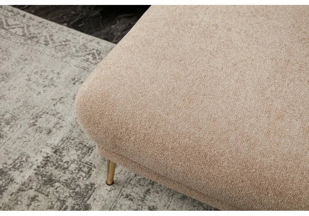 Divano angolare beige (con penisola a destra/con chaise lounge) Simena – Balcab Home