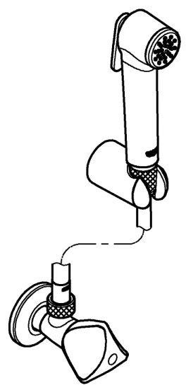 GROHE 27514001 - Doccetta bidet manuale TEMPESTA-F TRIGGER SPRAY 30 36 mm cromata