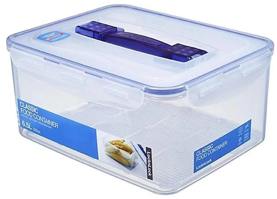 Contenitore alimenti LOCK 6,5 l blu/trasparente