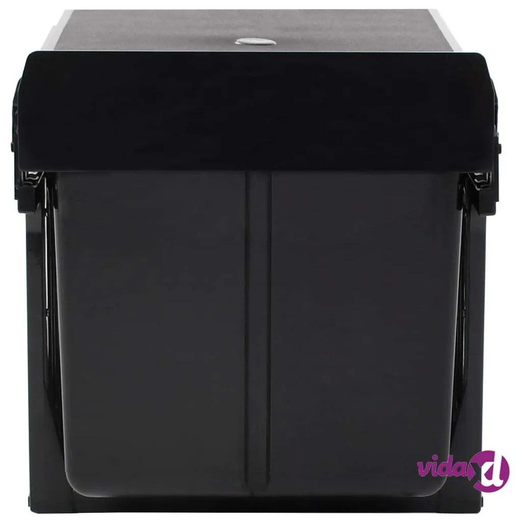 vidaXL Cestino Estraibile per Mobile Cucina Chiusura Ammortizzata 48 L
