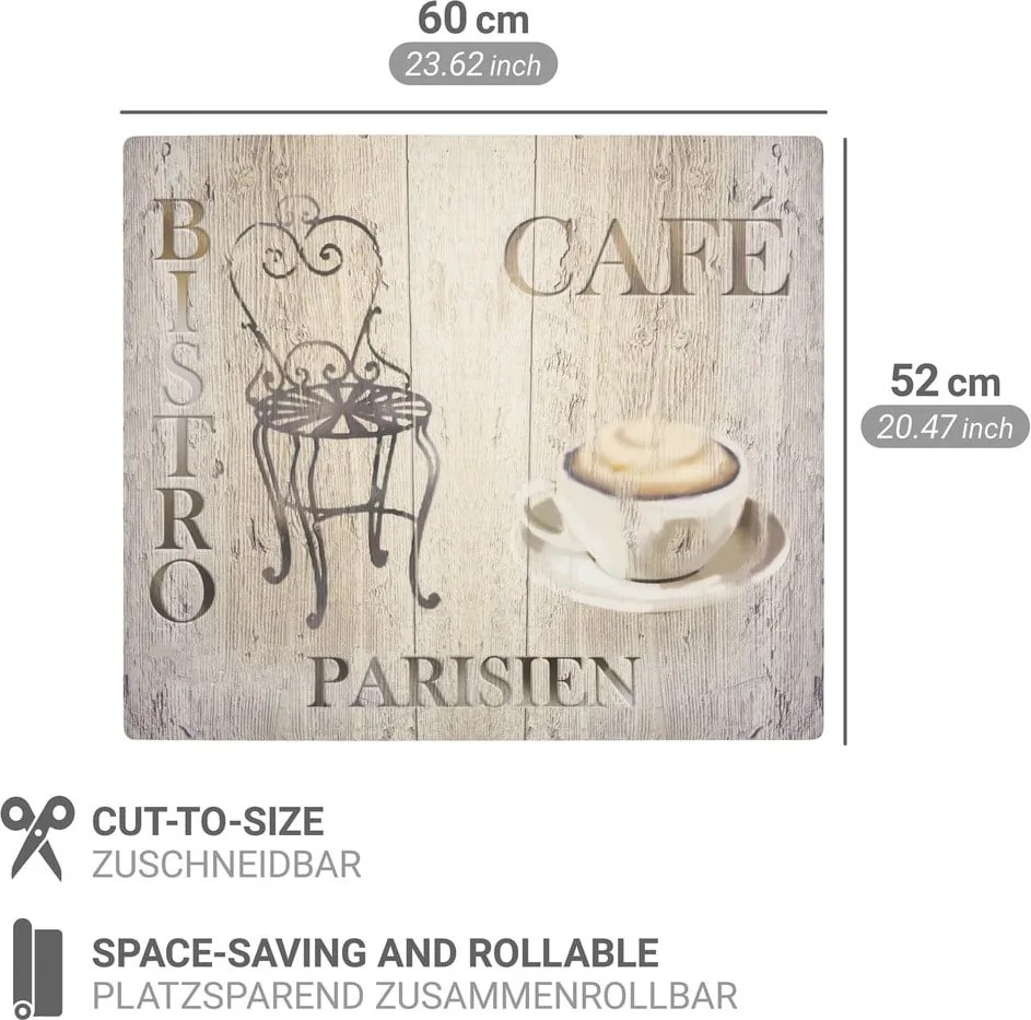 Copri fornelli in PVC 60x52 cm Bistro – Wenko