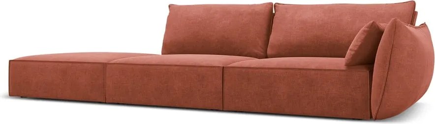 Divano angolare rosso Vanda - Mazzini Sofas