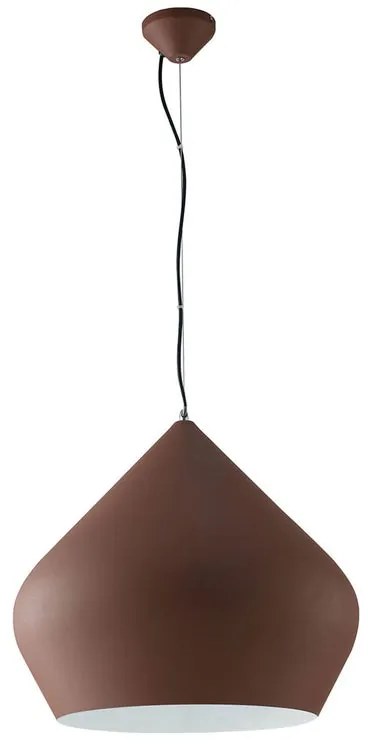 Lampadario Moderno Tholos bronzo paralume bronzo E27 LUCE AMBIENTE DESIGN