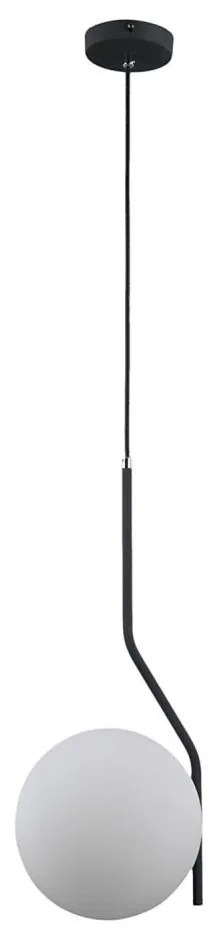 ITALUX PND-3300-1-BK - Lampadario a sospensione con filo CARIMI 1xE27/5W/230V nero