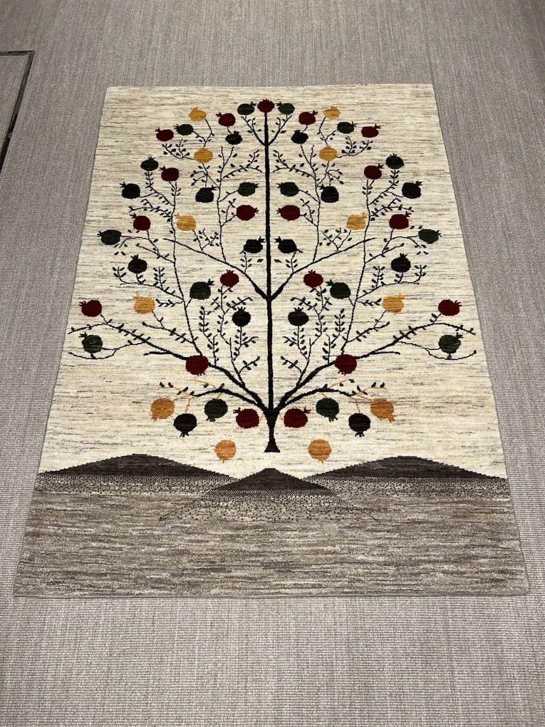 Gabbeh Tappeto 180 x 250 Beige (Iran) Annodato A Mano