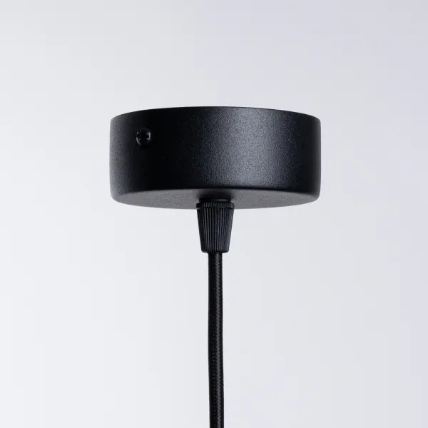 Sollux SL.1355 - Lampadario a sospensione con filo ELECTRA 1xGU10/10W/230V calcestruzzo/nero