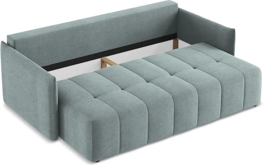 Divano blu allungabile/con contenitore 225 cm Moku – Makamii