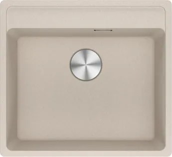 Lavello integrato 1 vasca in fragranite beige FRANKE Maris Sahara L 51 x L 56 cm