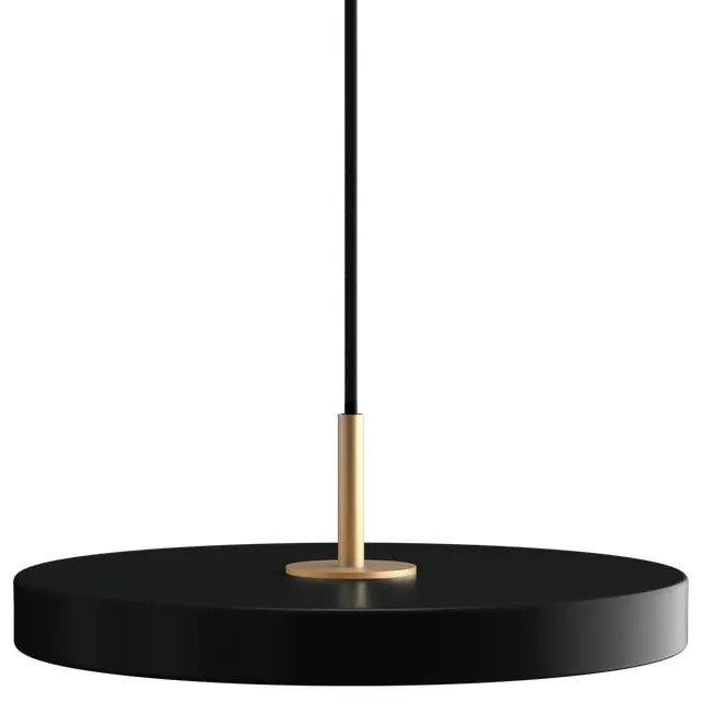 Apparecchio a sospensione dimmerabile a LED nero con paralume in metallo ø 31 cm Asteria Plus Mini - UMAGE