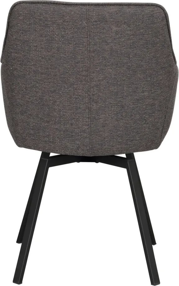 Set di sedie da pranzo grigia in imbottito 2 pz Alison – Rowico