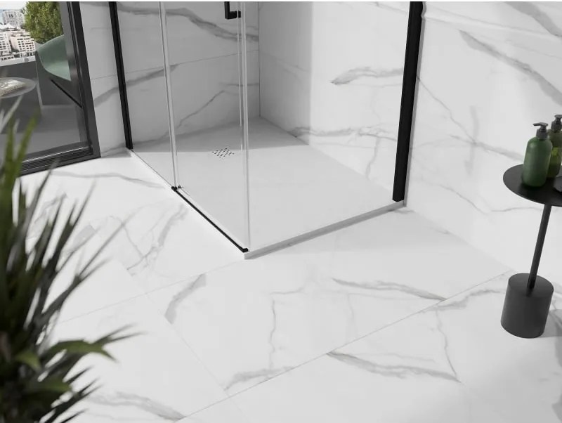 Mexen Stone+ piatto doccia in composito rettangolare 90 x 80 cm, bianco - 44108090