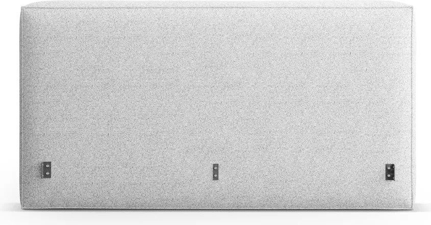 Testiera grigio chiaro in imbottito 249x100 cm Olivia – Micadoni