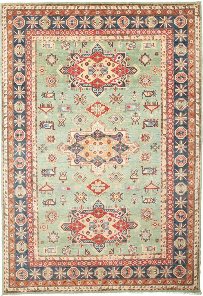 Kazak Tappeto orientale 210x310 (Afghanistan) Annodato A Mano