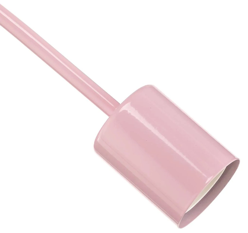 Euluna Plafoniera Tarnow 3 luci rosa