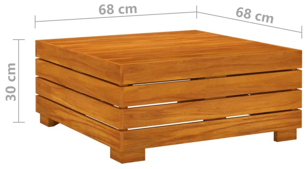 Set Divani da Giardino 5 pz con Cuscini in Massello di Acacia