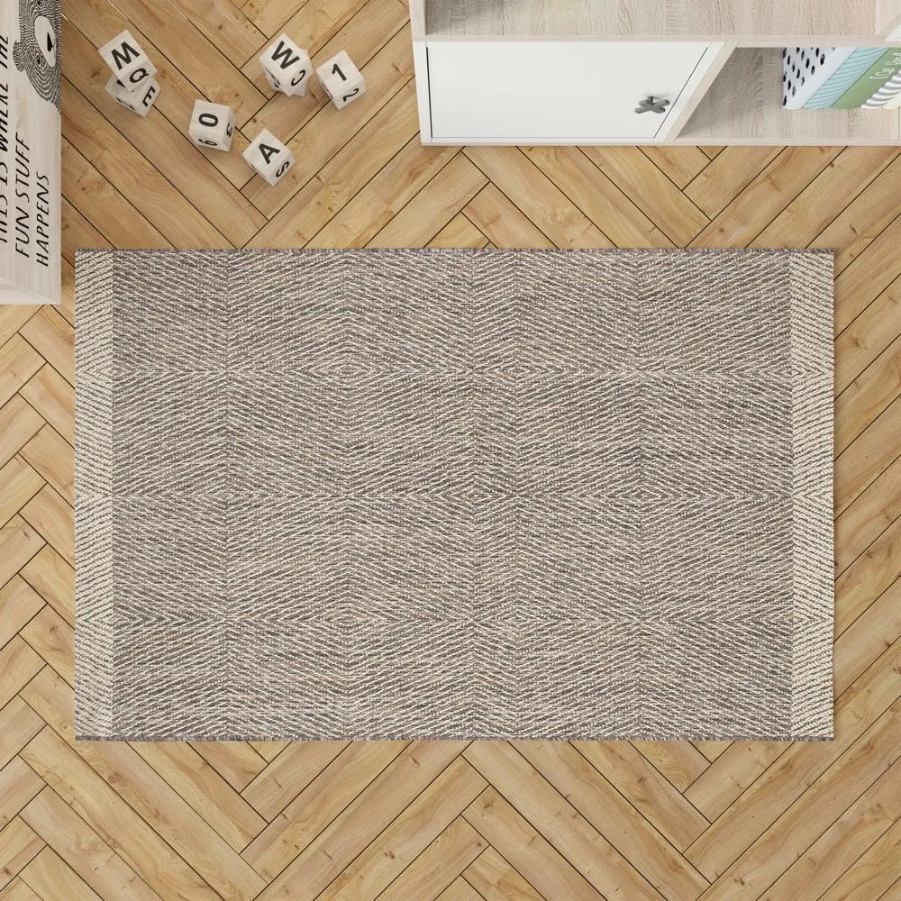 Tappeto marrone chiaro 120x170 cm Irineo - Nattiot