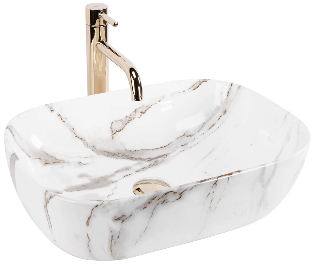 Lavabo da appoggio Rea Belinda Aiax Shiny