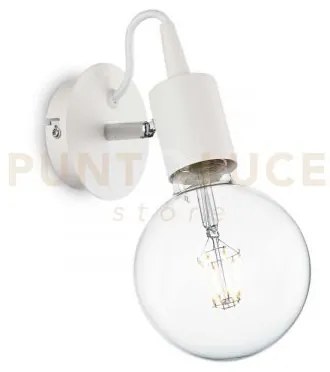 Lampada da parete edison ap1 bianco