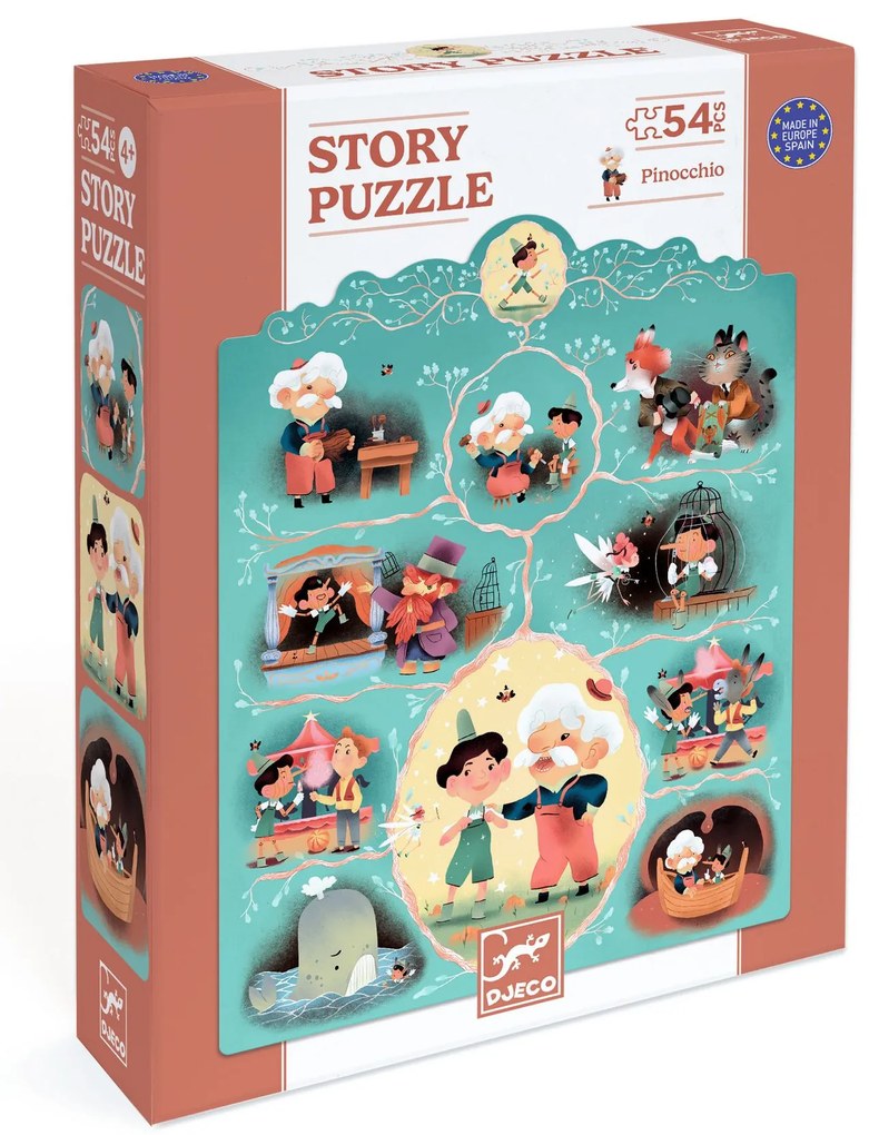 Story puzzle - Pinocchio - 54 pezzi