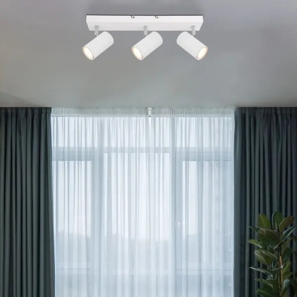 Globo 57911-3W - Faretto ROBBY 3xGU10/35W/230V bianco