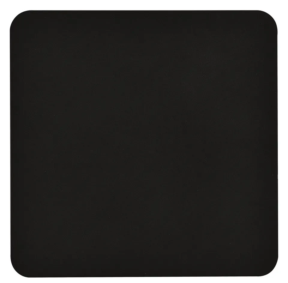 Applique Minimal Quadrata 1 Luce Indiretta Form In Acciaio Nero