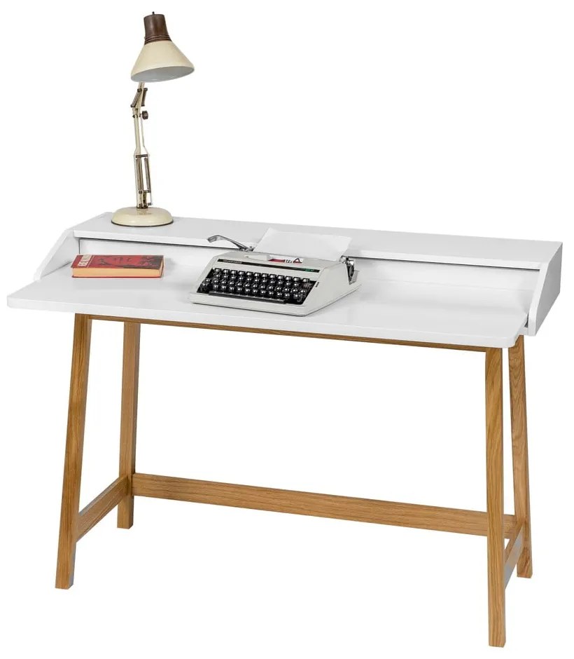 Scrivania con piano bianco St. St James - Woodman