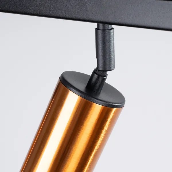 Sollux SL.1376 - Faretto WINX 3xGU10/10W/230V nero/rame