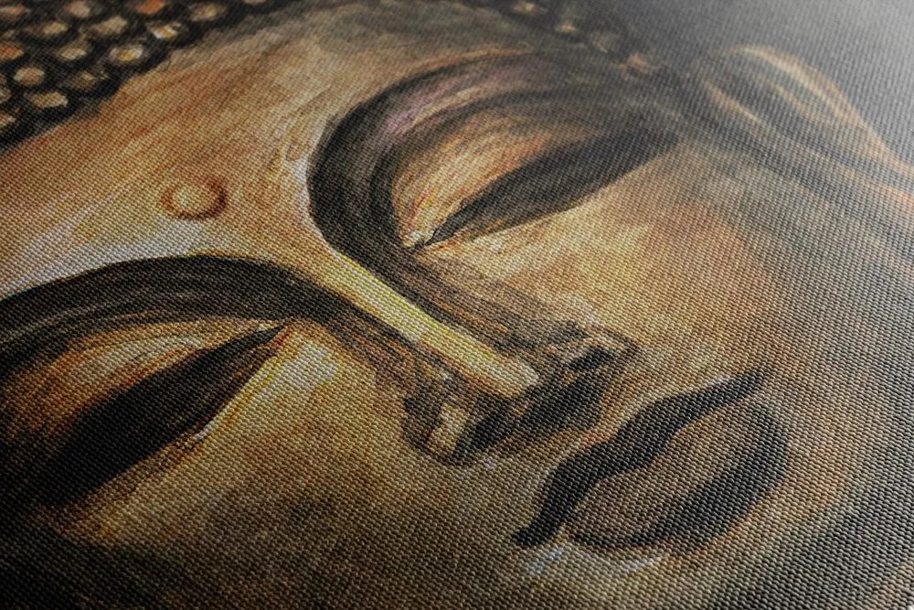 Stampa su tela – Viso del Buddha