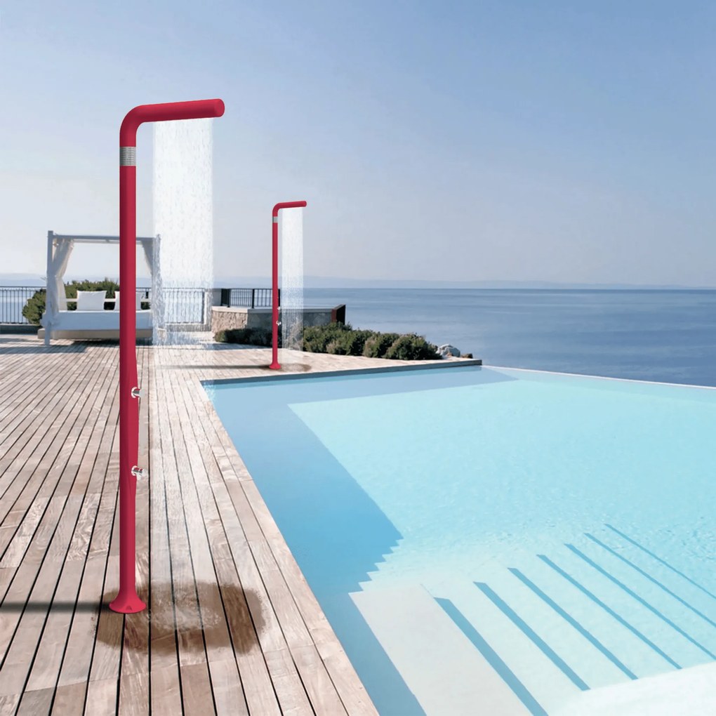 Doccia Tradizionale Per Esterno Soffione e Miscelatore Arkema "Funny Yang T225"