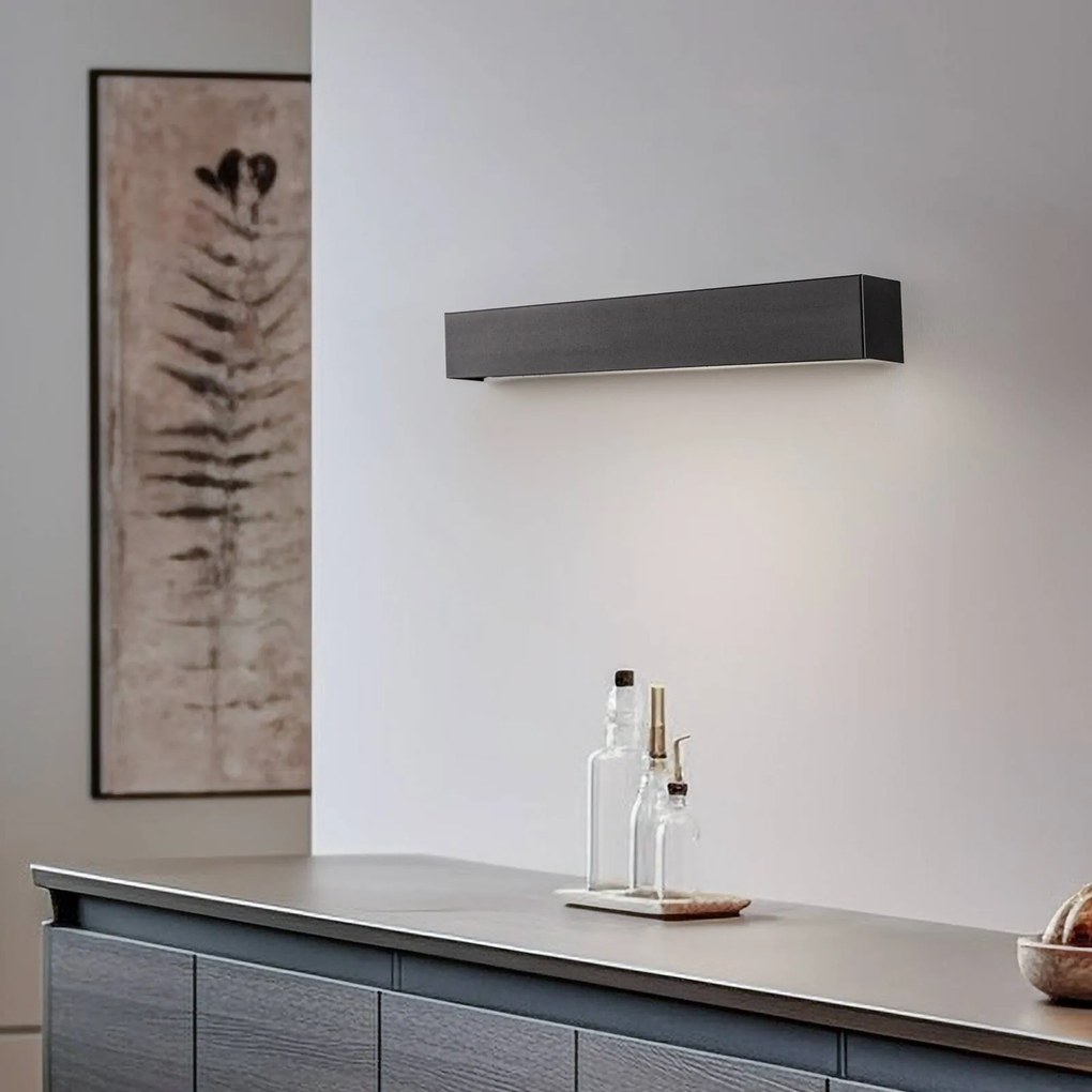 Nowodvorski Lighting Applique Straight S, 62 cm, nero