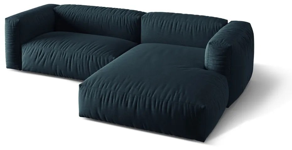 Divano angolare modulare blu scuro (angolo destro) Martina - Micadoni Home