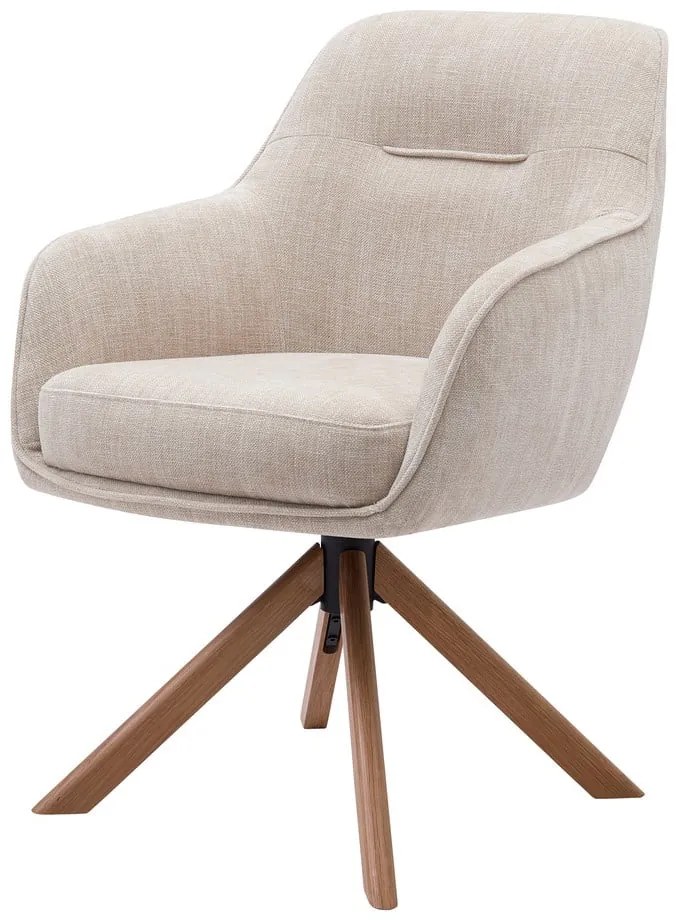 Set di sedie da pranzo color crema in imbottito 2 pz Avola – Unique Furniture