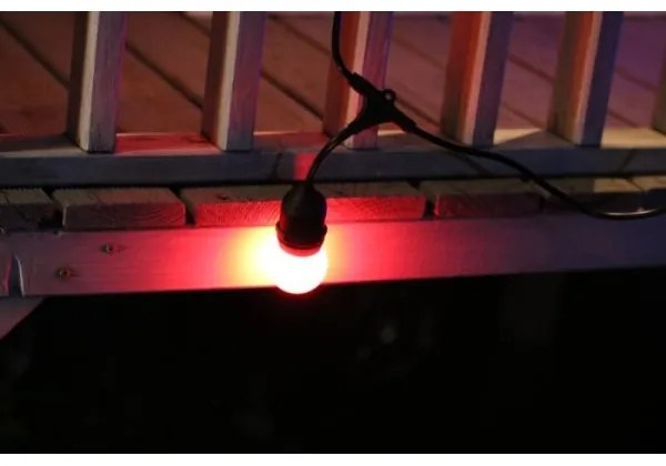 SET 2x Lampadina LED PARTY E27/0,5W/36V rossa