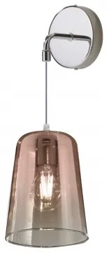 Applique bianco regolabile 1 luce rame 1164bi-a-ra