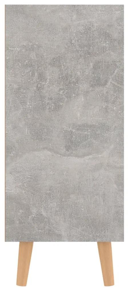 Credenza grigio cemento 90x30x72 cm in truciolato