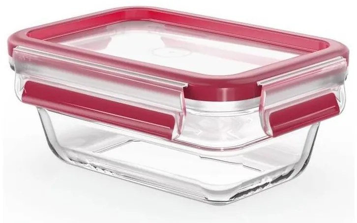 Tefal - Contenitore per alimenti 0,45 l MSEAL GLASS rosso/vetro