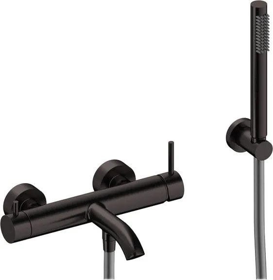 Rubinetto per vasca getto laminare cristallino Loop SANYCCES per muro metalgun