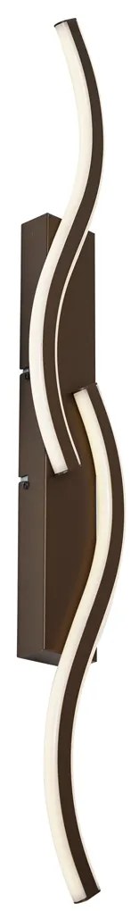 Lampada da parete di design bronzo scuro dimmerabile a 3 livelli 2 luci - Bummy