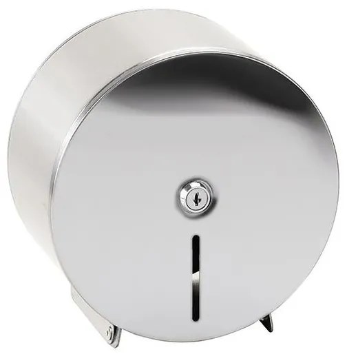 Dispenser per carta 20x21 cm in acciaio inossidabile/argento