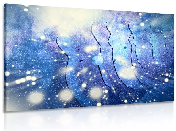 Stampa su tela – Astrazione del movimento delle stelle