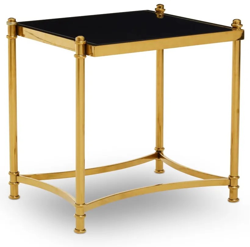 Tavolo contenitore con piano in vetro 50x56 cm Ackley - Premier Housewares