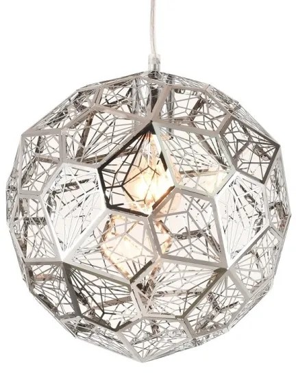 Lampadario a sospensione con filo ORION 1xE27/40W/230V cromo lucido