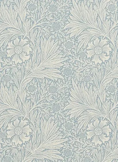 Morris & Co Carta da parati Marigold - Wedgwood