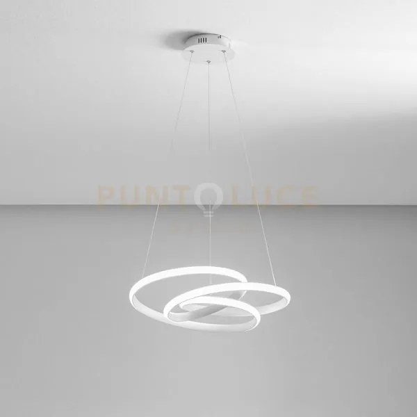 Diva s/g - lampadario a sospensione colore bianco a led 3000k 2350l...