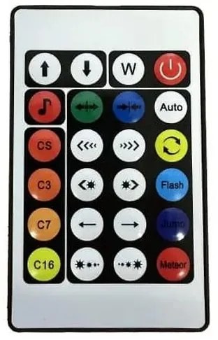 LED RGBW Lampada da terra con dimmer LED/12W/230V + telecomando