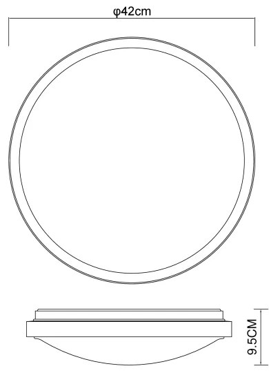 Globo 41766-24 - Plafoniera LED SAMMI LED/24W/230V 3000/4500/6000K