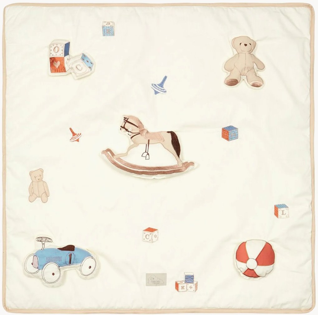 Tappetino da gioco in cotone biologico Vintage Toys